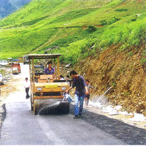 Lớp thảm áo đường carbon